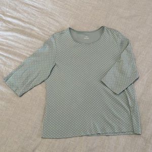 CJ Banks 3/4” sleeve women’s top